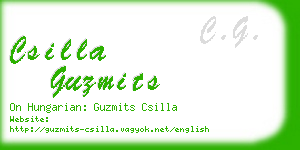 csilla guzmits business card